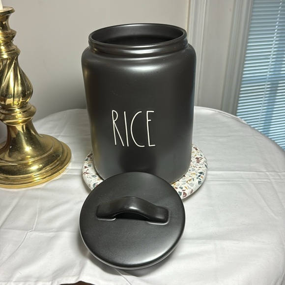 Rae Dunn Large Rice canister - Picture 7 of 9